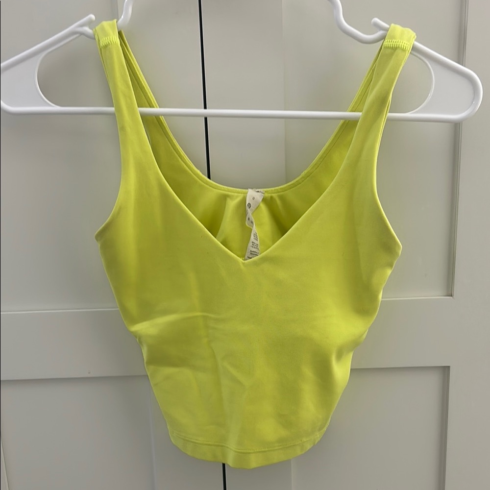 Lululemon Align tank yellow